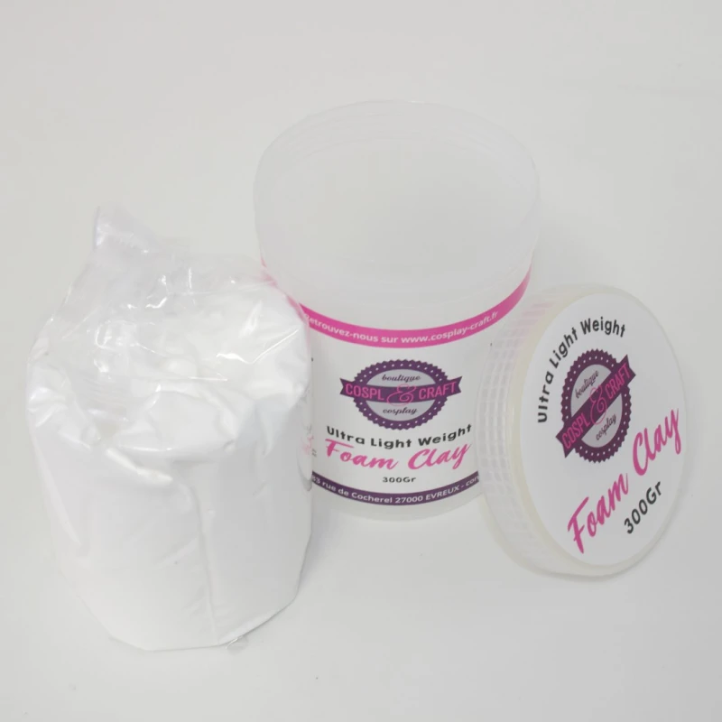 Foam Clay Blanche - 3 Tailles 3 Foam Clay Blanche - 3 Tailles – Image 3