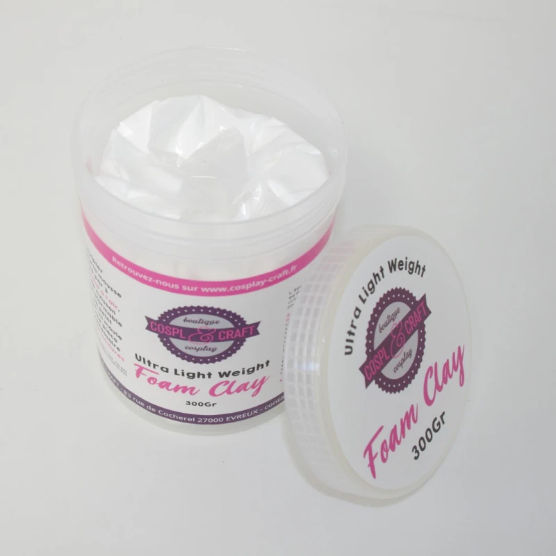 Foam Clay Blanche - 3 Tailles 1 Foam Clay Blanche - 3 Tailles