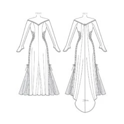 Patron - Robe Magie Noire -Jeu De Rôle patron robe magie noire 4