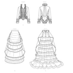 Patron Robe XIXème -Jeu De Rôle patron robe victorienne 5