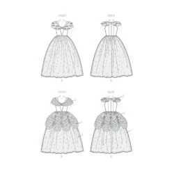 Patron Type Cendrillon -Jeu De Rôle patron type cendrillon 4