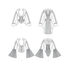 Patron - Vestes à Col Châle -Jeu De Rôle patron vestes a col chale 7