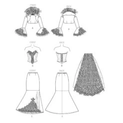 Patron Yaya Han - Robe Paon -Jeu De Rôle patron yaya han robe paon 8